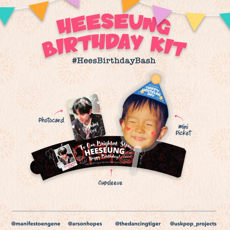 Heeseung B-Day Kit / NEW YORK MANIFESTO TOUR
